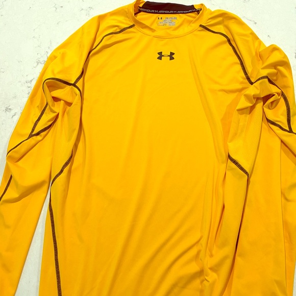 yellow gold long sleeve shirt